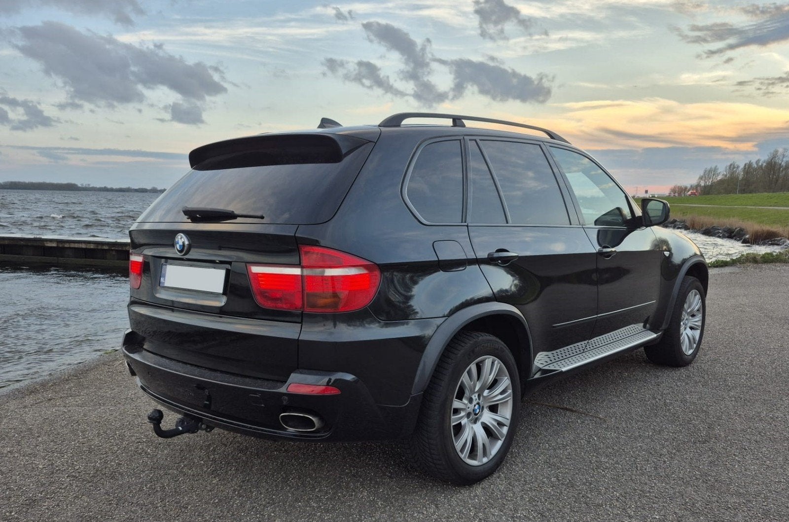 Grijs kenteken ombouw set voor BMW X5 E70, Auto-onderdelen, Ophalen, Gebruikt, Voor, Spatbord