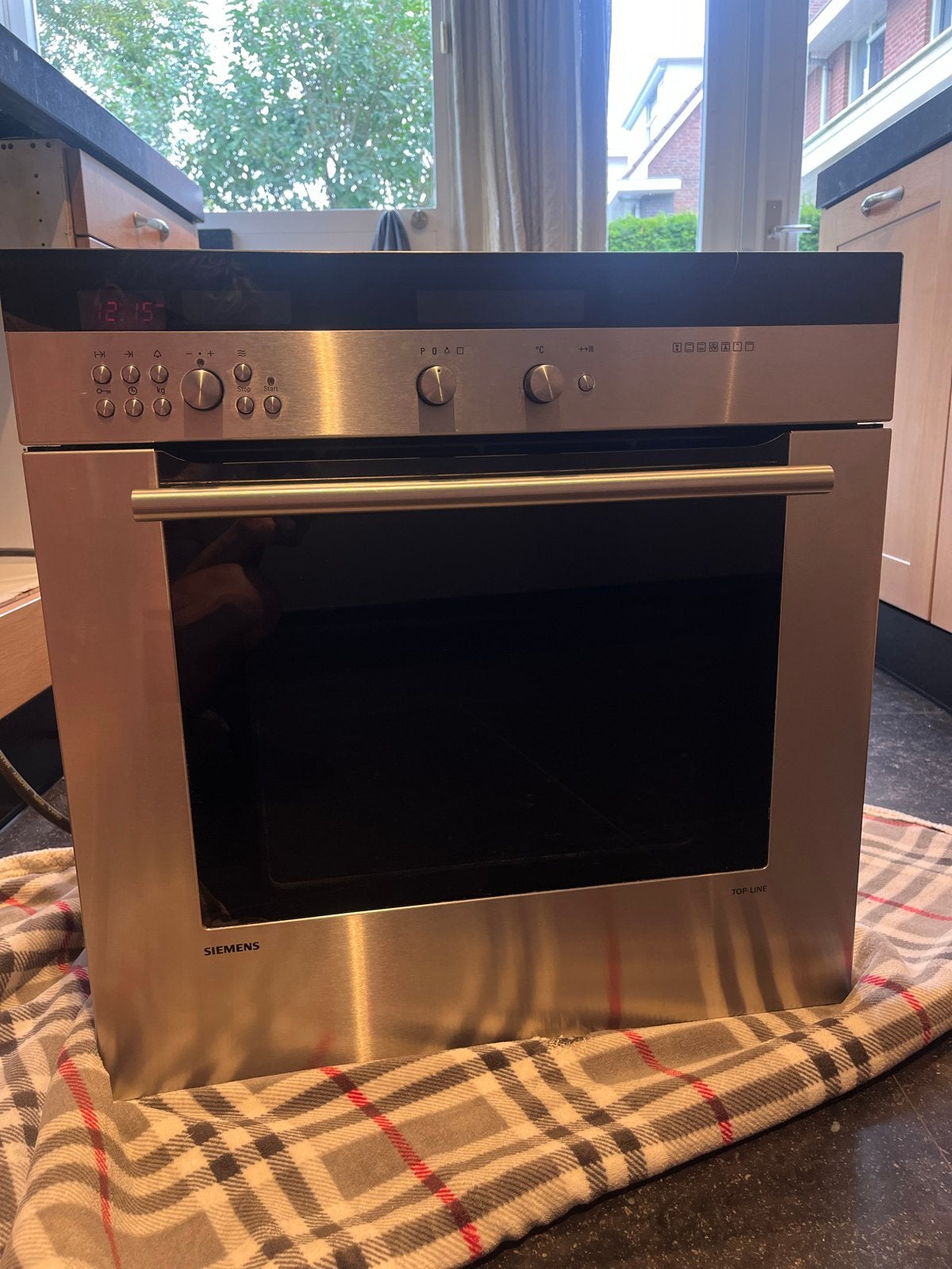 Siemens HB79E54 combi-oven – werkt perfect, Ophalen, Gebruikt, Hete lucht, 60 cm of meer