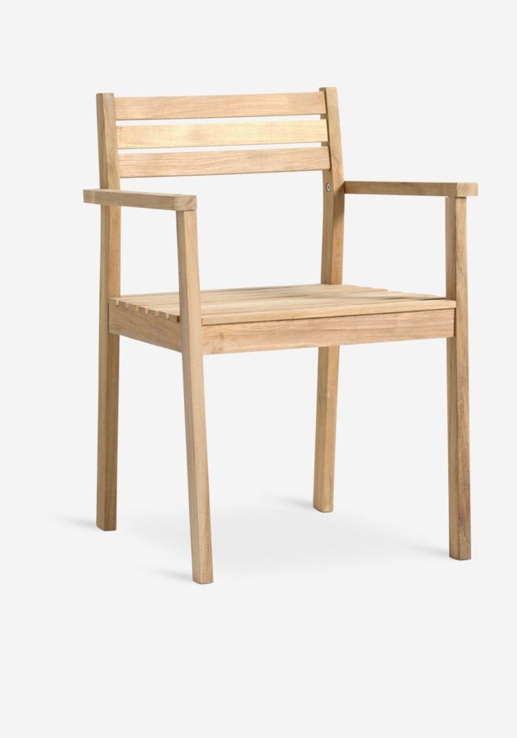 4 nieuwe teakhouten tuinstoelen, Ophalen, Nieuw, Hout