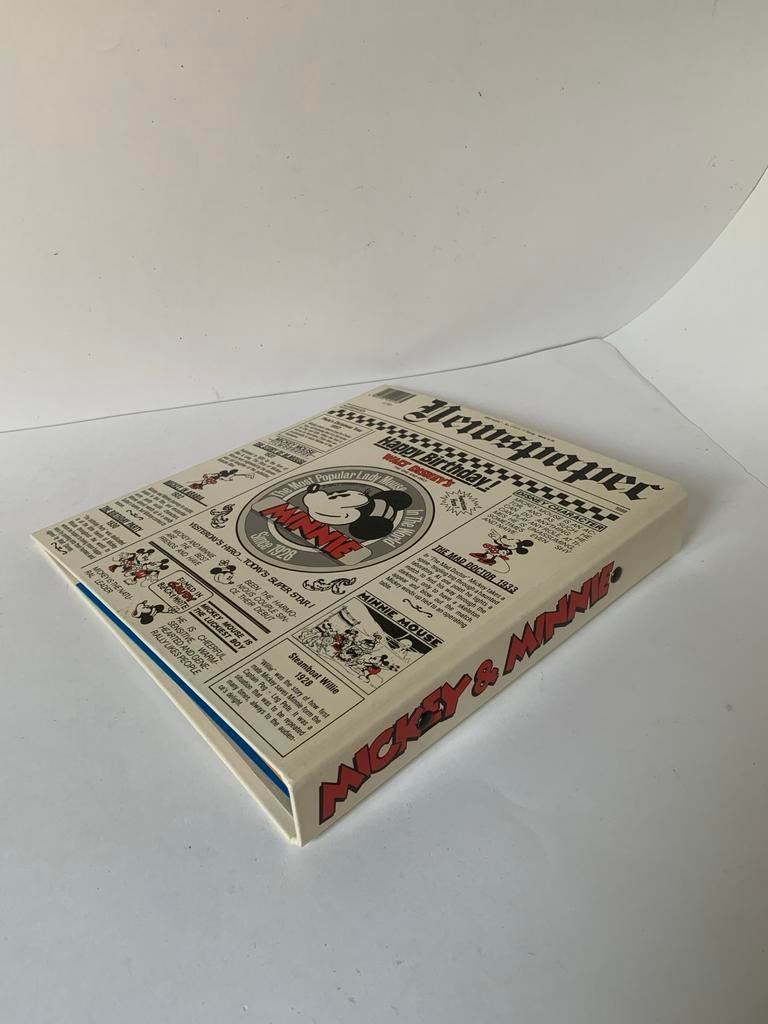 Multimap A5 klapper Mickey en Minnie Mouse VINTAGE, Ophalen of Verzenden, Mickey Mouse, Gebruikt, Papier, Kaart of Schrift