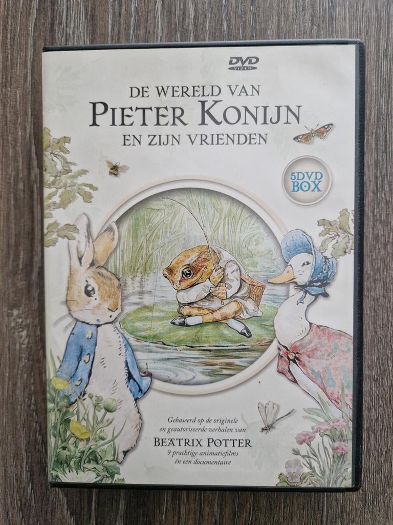 De Wereld van Pieter Konijn en zijn Vrienden 5DVD Box, Avontuur, Gebruikt, Boxset, Ophalen of Verzenden