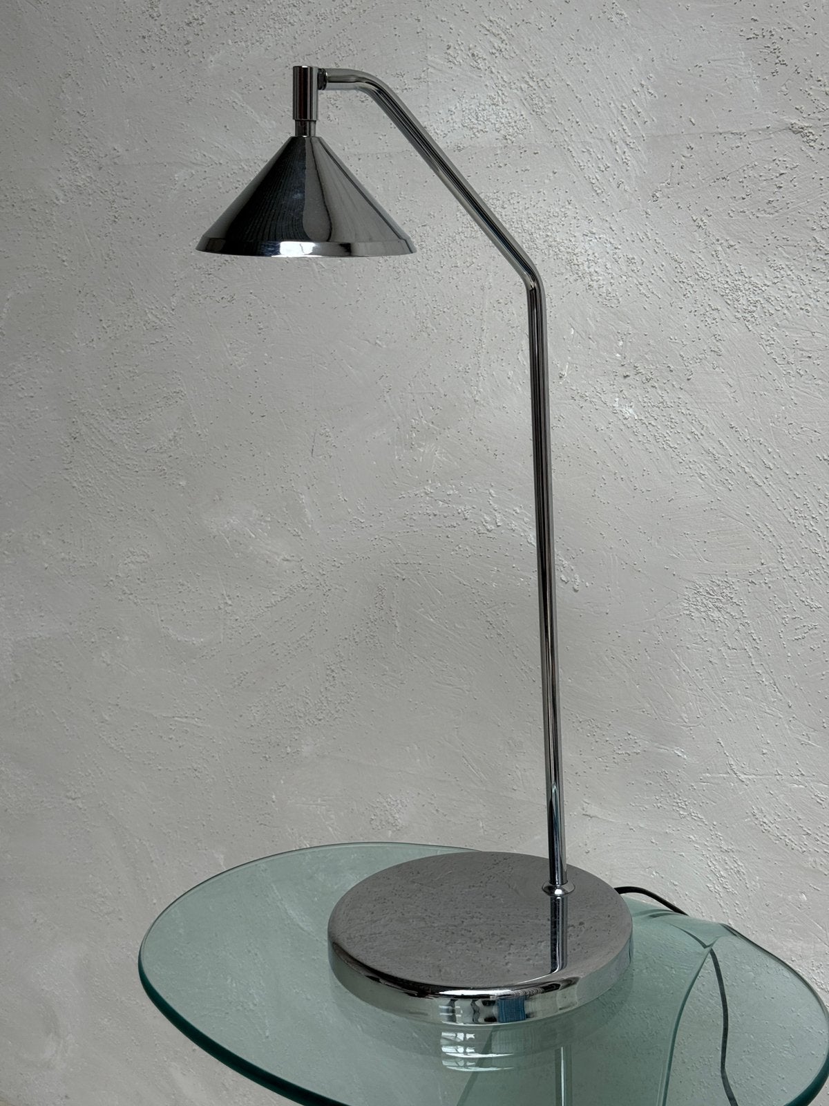 Prachtige Vintage OMI Tafellamp Chroom, Huis en Inrichting, Ophalen of Verzenden, Zo goed als nieuw, Vintage