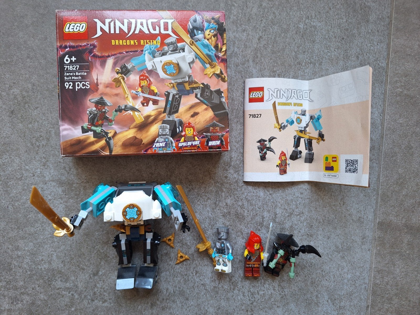 LEGO Ninjago 71827 Zane's Battle Suit Mech, Ophalen of Verzenden, Nieuw, Overige merken