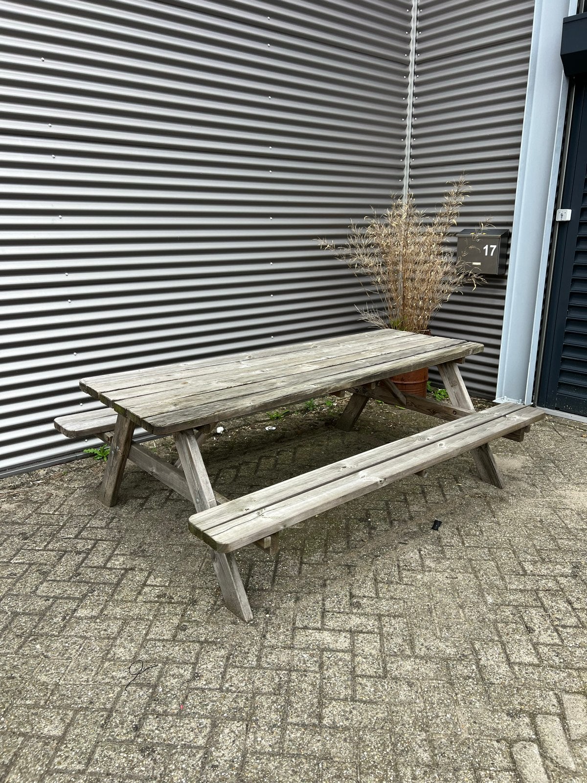Picknickbank - Ophalen in Alphen aan den Rijn, Ophalen of Verzenden, Gebruikt, Rechthoekig, Hout