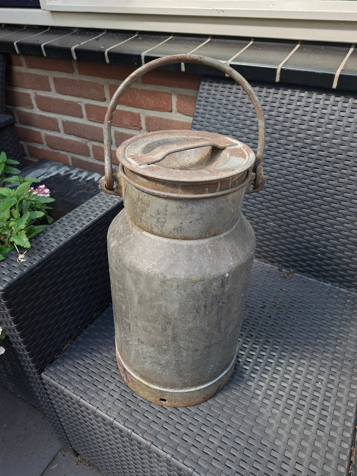 Oude kleine melkbus - 40 cm hoog, Ophalen