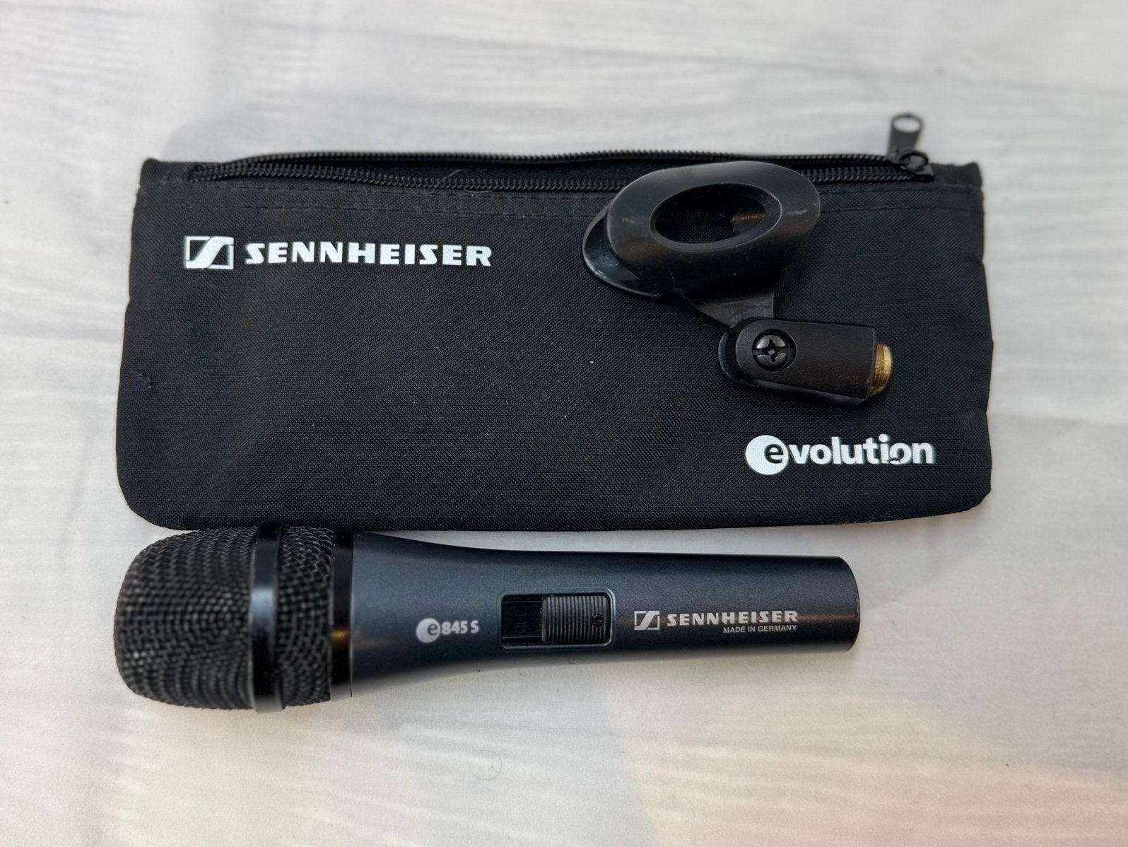 Sennheiser e845-S Dynamische Microfoon Werkend, Ophalen of Verzenden, Gebruikt, Zangmicrofoon