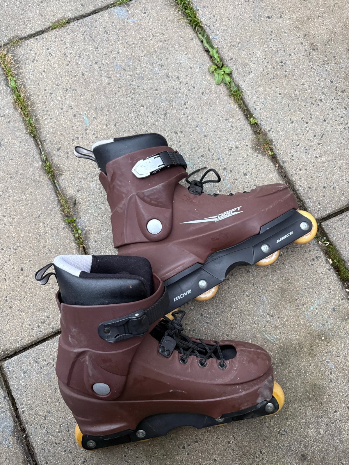 Drift Aggressive Skates - Bruin maat 43, Ophalen, Gebruikt, Overige typen, Overige merken