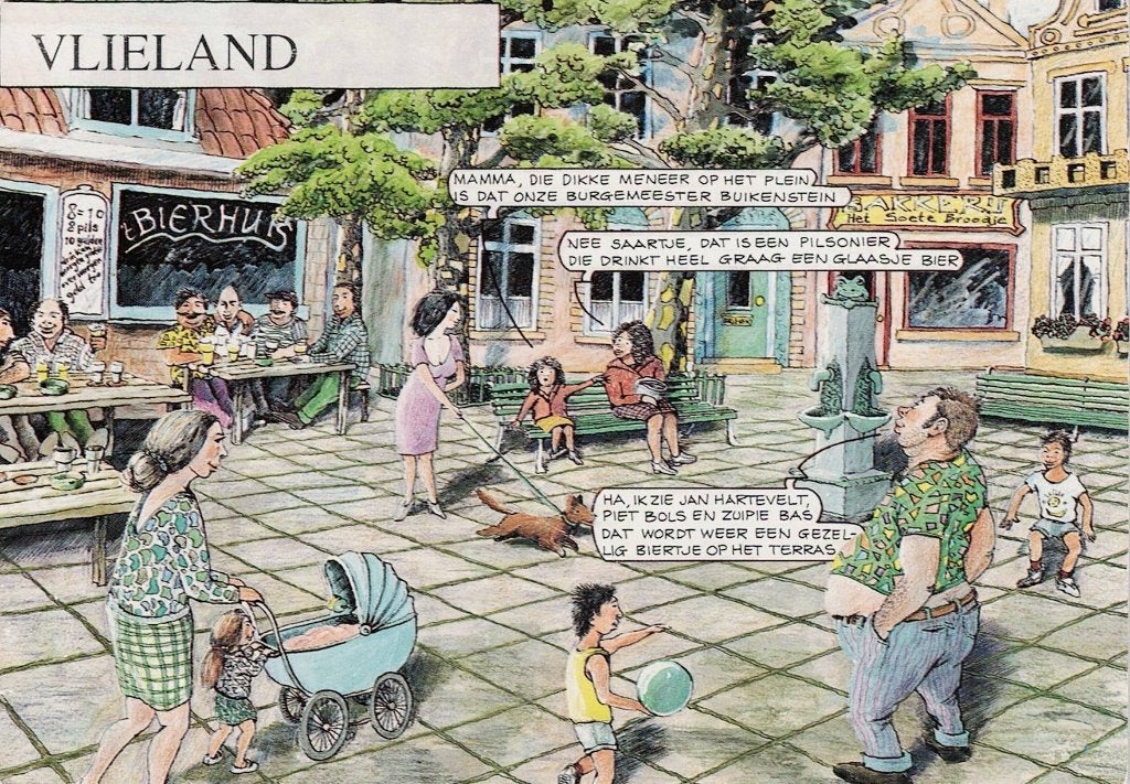 Vlieland Fun card 18, Verzenden, 1980 tot heden, Gelopen, Waddeneilanden