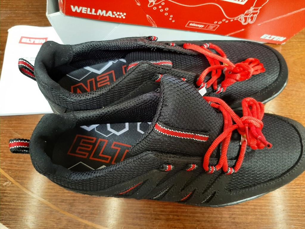 Elten Maddox Black-Red schoenen maat 45, Kleding | Heren, Ophalen of Verzenden, Zwart