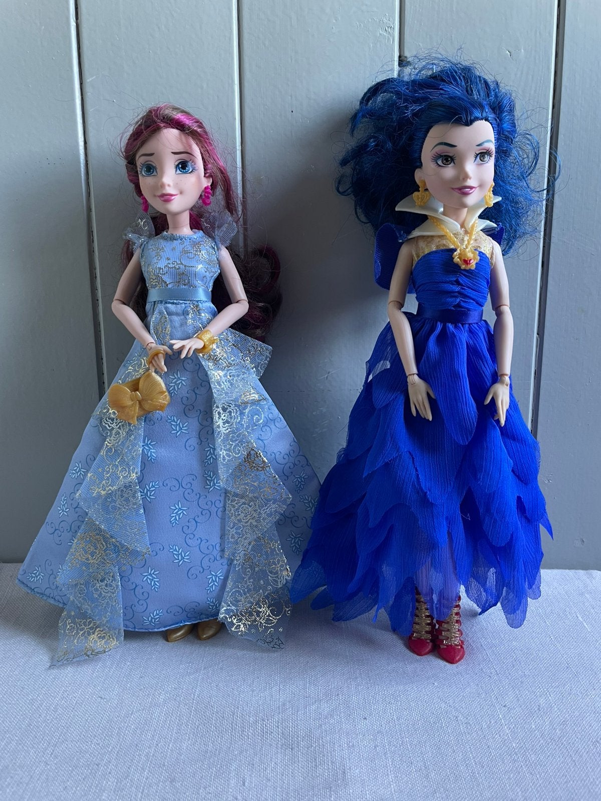 Disney Descendants Coronation Jane & Evie Hasbro Barbie 2014, Ophalen of Verzenden, Gebruikt, Pop