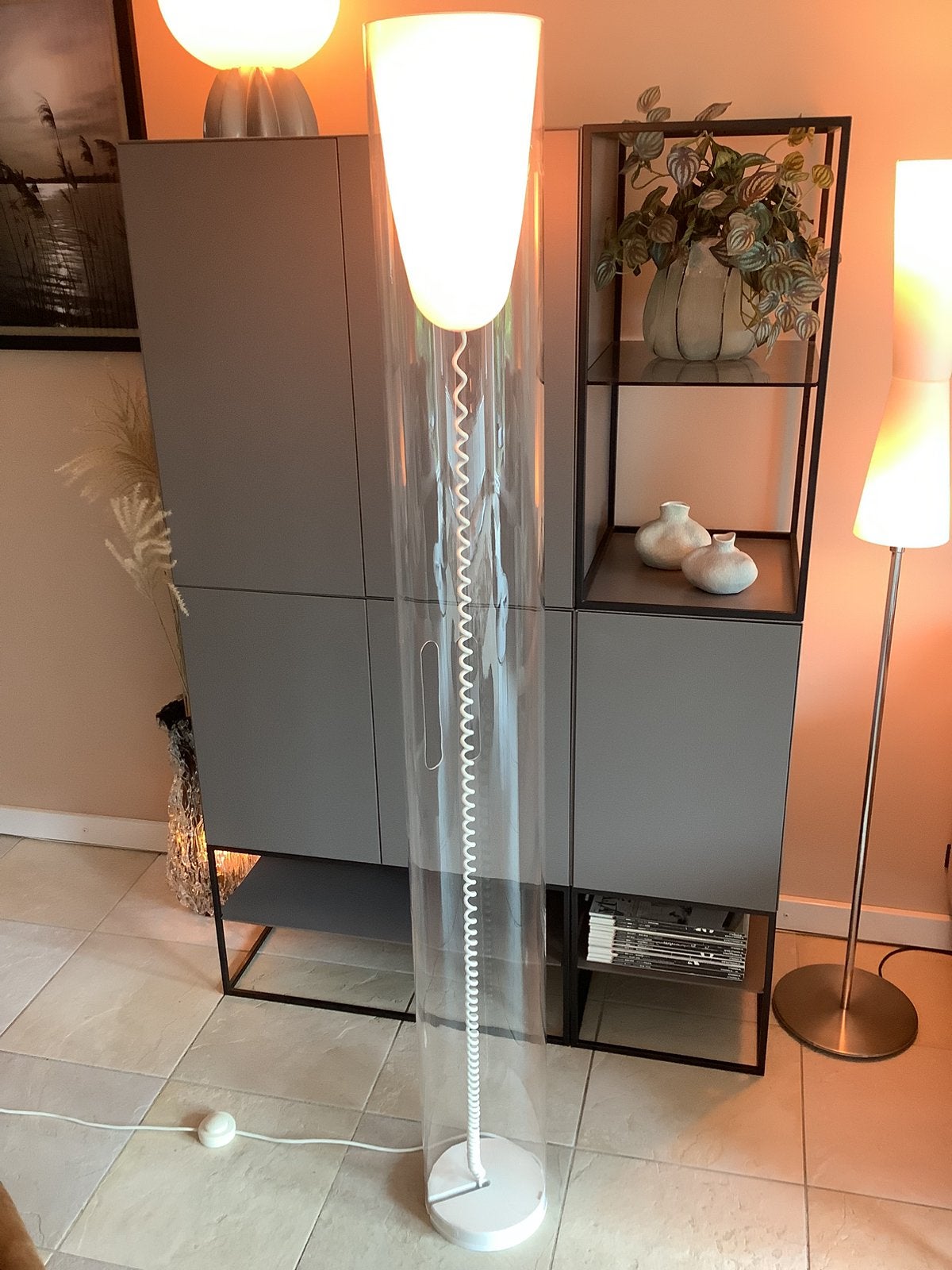 Kartell Toobe design vloerlamp, Ophalen, Zo goed als nieuw, Kunststof, 150 tot 200 cm