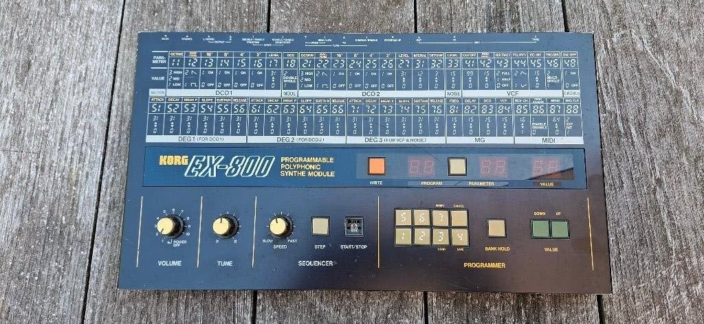 Korg EX-800 Polyphonic Synthesizer Module, Muziek en Instrumenten, Synthesizers, Gebruikt, Korg, Verzenden, Overige aantallen