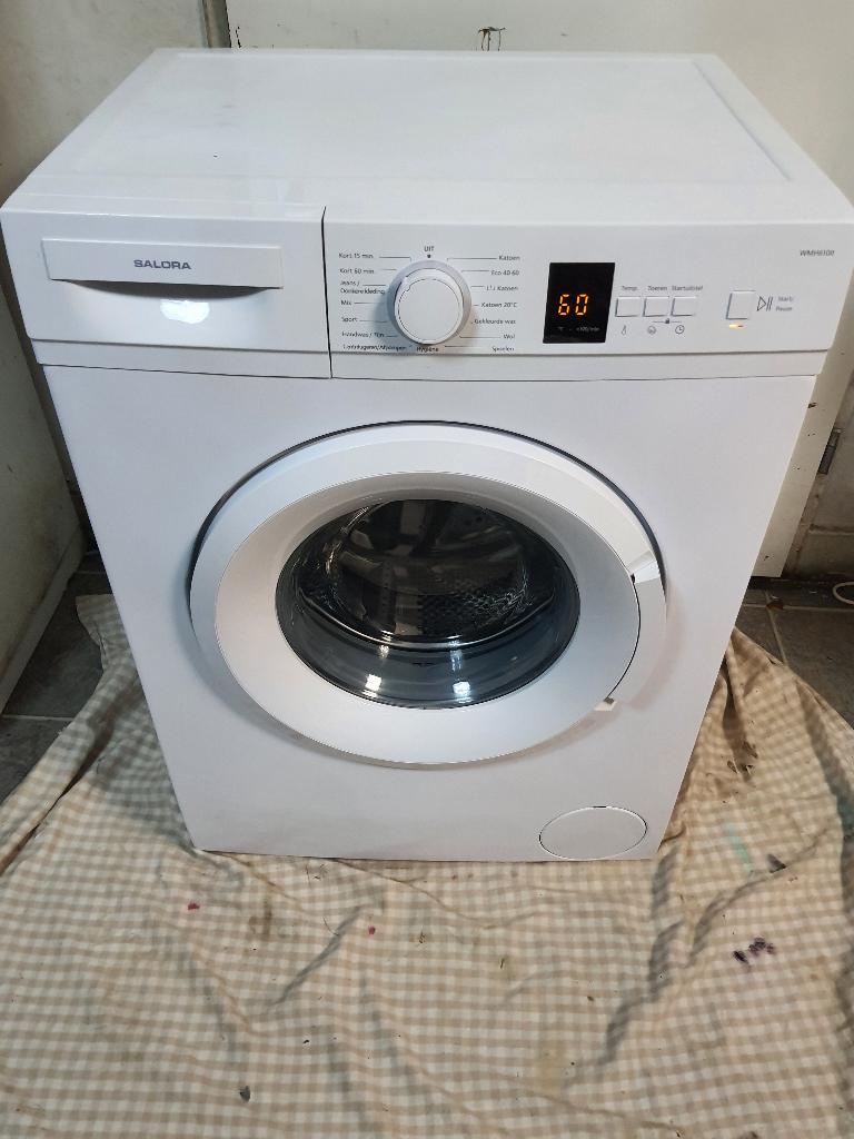 ZGAN Salora wasmachine werkt Perfect (3 maanden oud), Ophalen, 1200 tot 1600 toeren, Minder dan 85 cm, Zo goed als nieuw