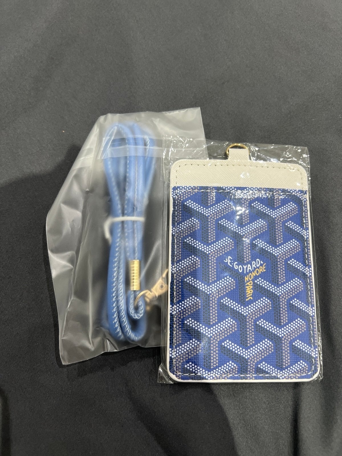 Goyard Kaarthouder met Nekkoord - Blauw, Verzenden, Nieuw, Blauw, Overige merken