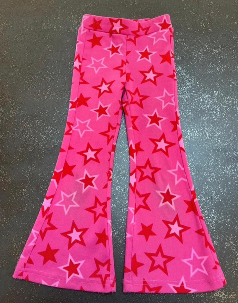 Flared broek maat 98-104 met sterren, Ophalen of Verzenden, Zo goed als nieuw, Meisje, Broek