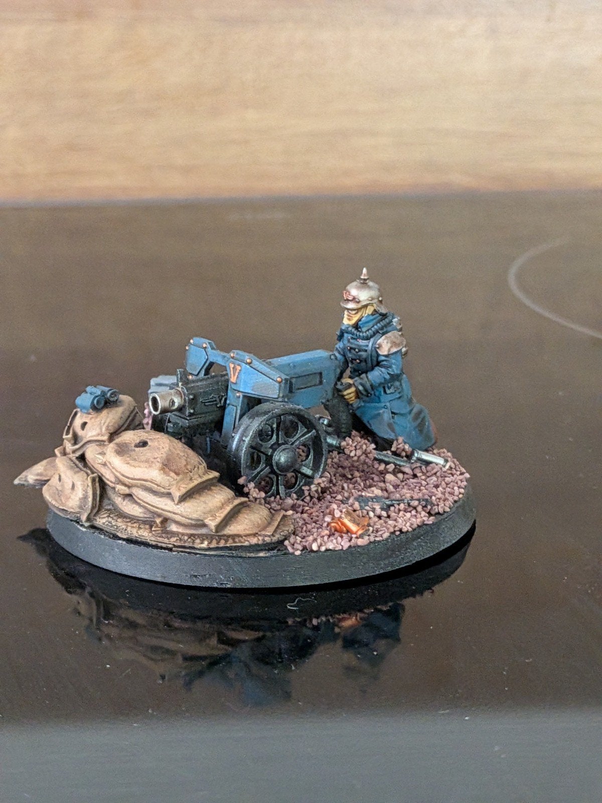 Death Korps of Krieg Heavy Stubber Team (Astra Militarum), Hobby en Vrije tijd, Wargaming, Figuurtje(s), Nieuw, Ophalen of Verzenden