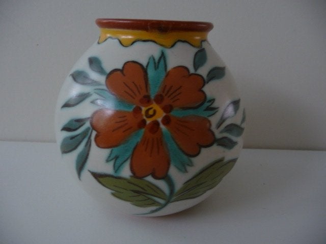 vaas GOUDS PLATEEL - ROYAL ZUID-HOLLAND - decor FARGA, Antiek en Kunst, Antiek | Keramiek en Aardewerk, Ophalen of Verzenden