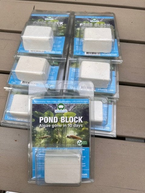 Pond Blocks ter voorkoming van algen in de vijver, Ophalen of Verzenden, Gebruikt, Overige typen