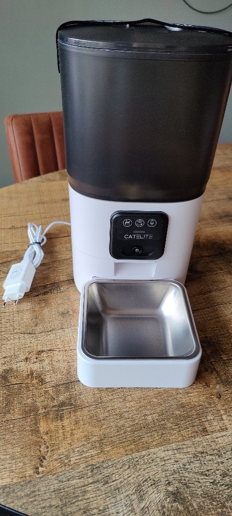 Cat Elite automatische katten voerbak met camera als nieuw, Ophalen of Verzenden, Automatisch, Zo goed als nieuw