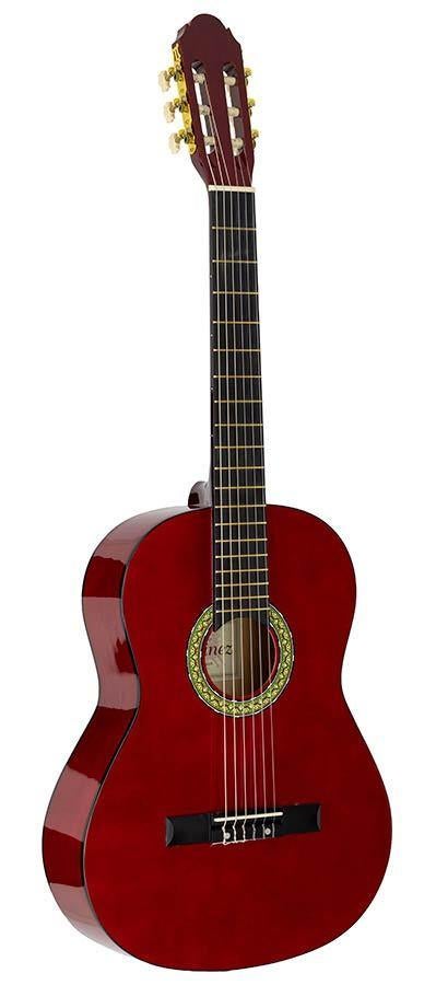 MTC-080/R A.Martinez classic guitar Red, Muziek en Instrumenten, ., Nieuw, Ophalen of Verzenden, Akoestische gitaar