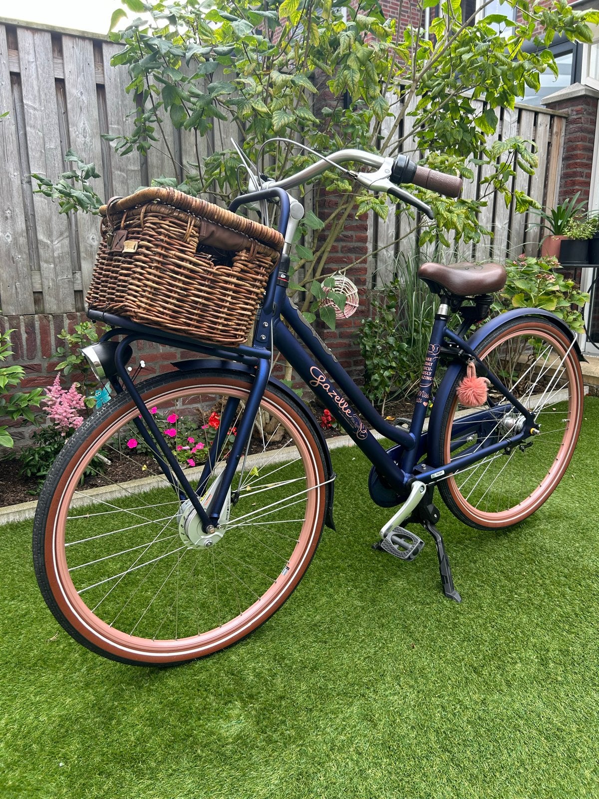 Gazelle Miss Grace 49 inch met mand - Zo goed als nieuw, Ophalen, 47 tot 50 cm, Versnellingen, Zo goed als nieuw