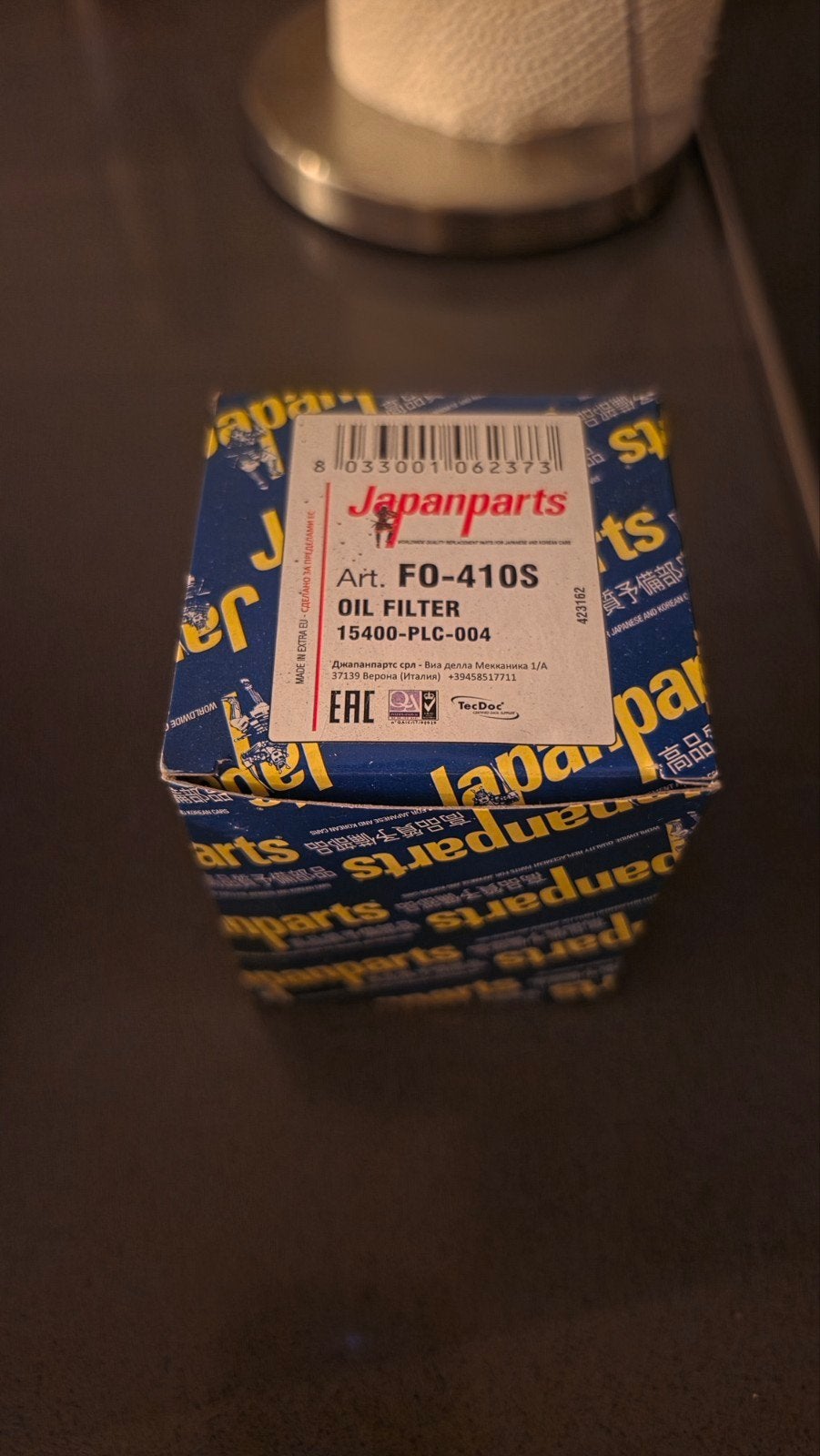Japanparts Oliefilter FO-410S voor Honda Civic (2006-2011), Ophalen of Verzenden, Nieuw, Honda