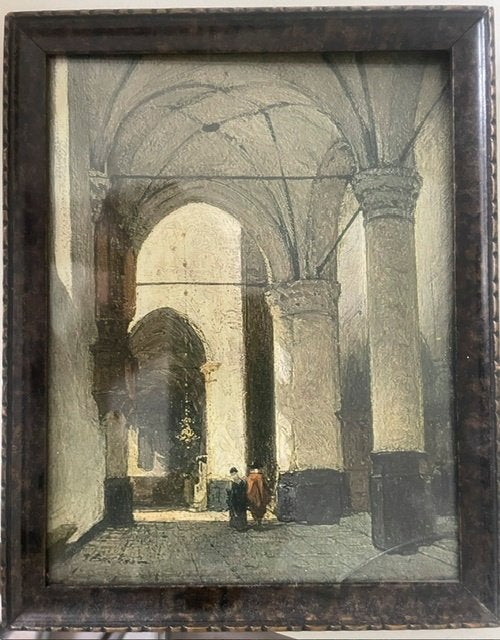 Brocante - Prent Johannes Bosboom, Ophalen of Verzenden