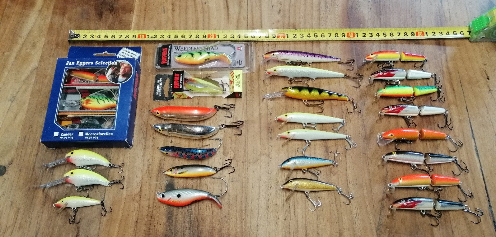 Verzameling bijzonder en klein Rapala kunstaas, incl. Eggers, Ophalen, Zo goed als nieuw, Overige typen
