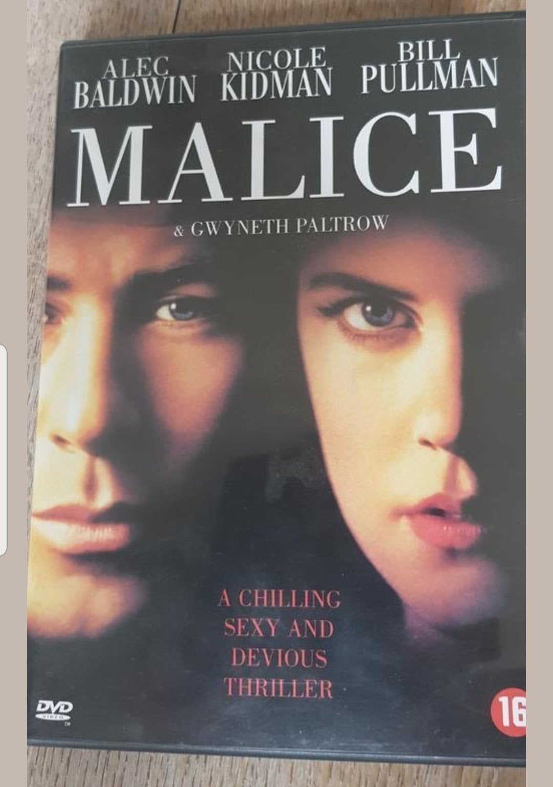 DVD - Malice Alec Baldwin, Nicole Kidman, Bill Pullman, Cd's en Dvd's, Psychologische thriller, Engels, Vanaf 16 jaar, Nederlands