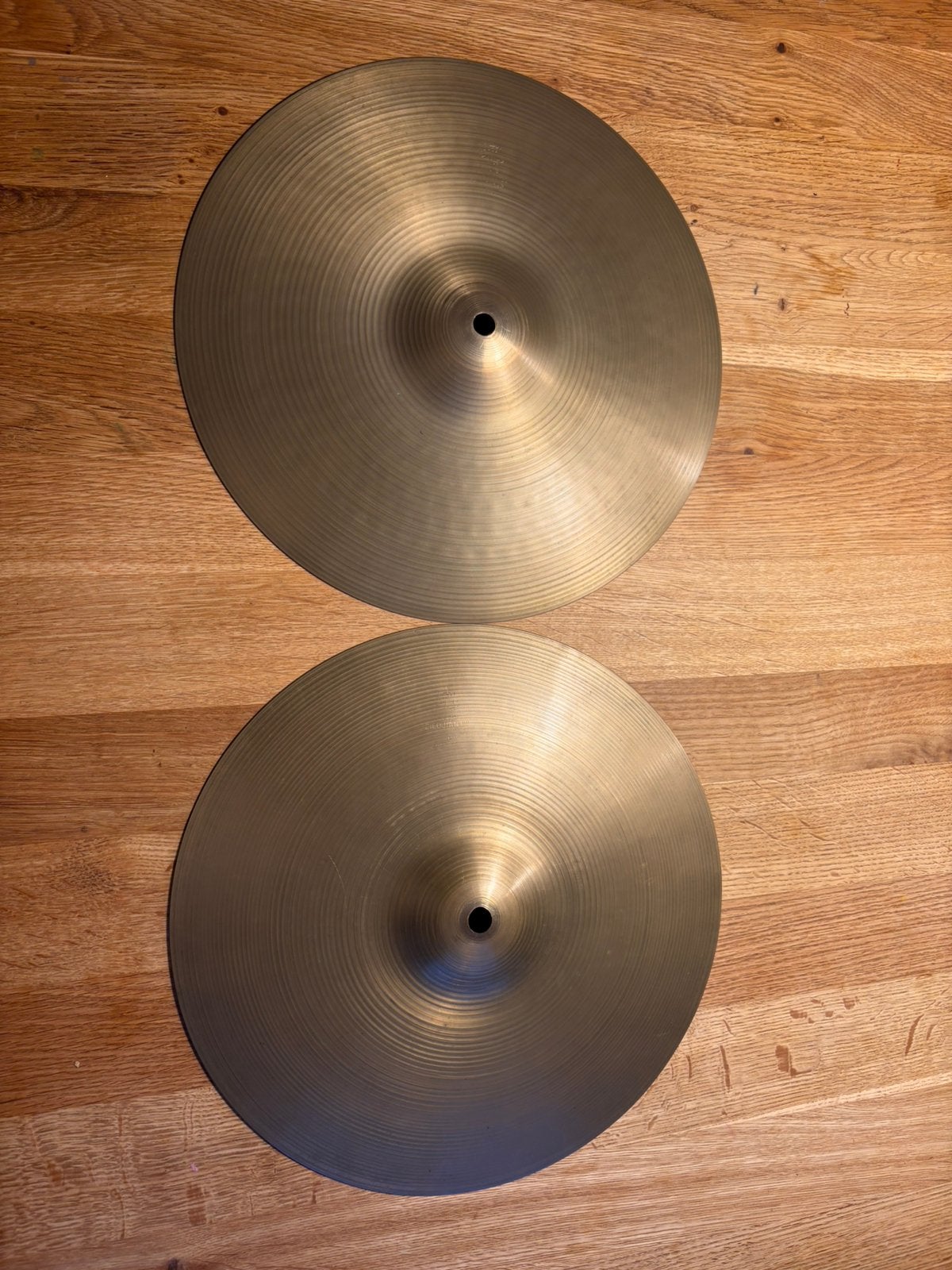 Zildjian New Beat Hi-Hats 13” Vintage (ca. 1979-1981), Ophalen of Verzenden, Gebruikt, Overige merken