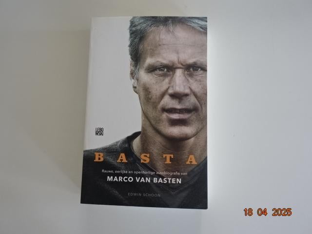 BASTA.....Marco van Basten, Ophalen, Zo goed als nieuw, Sport