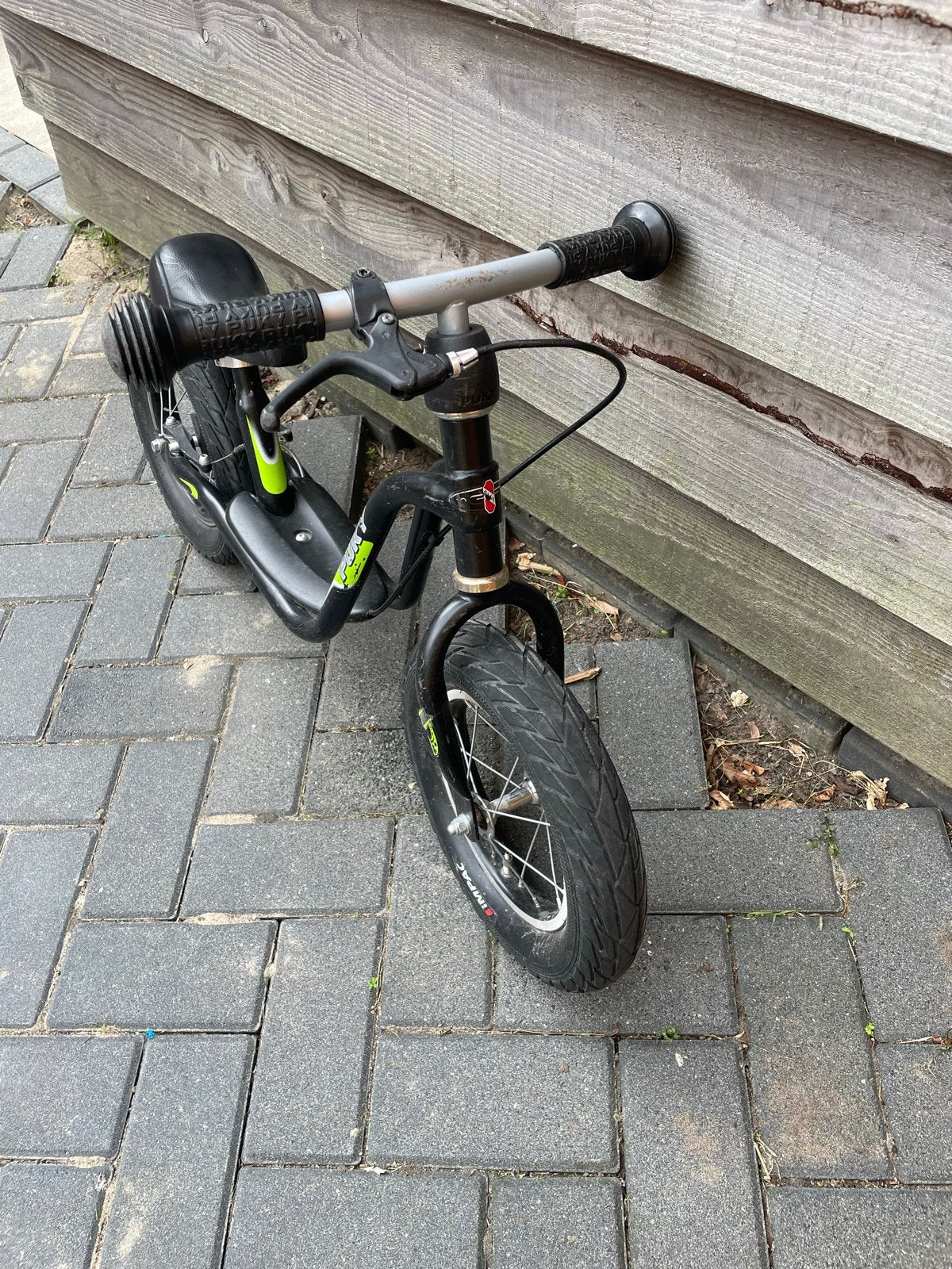 Puky Loopfiets XL - Zwart/Groen, Ophalen, Gebruikt, Loopfiets