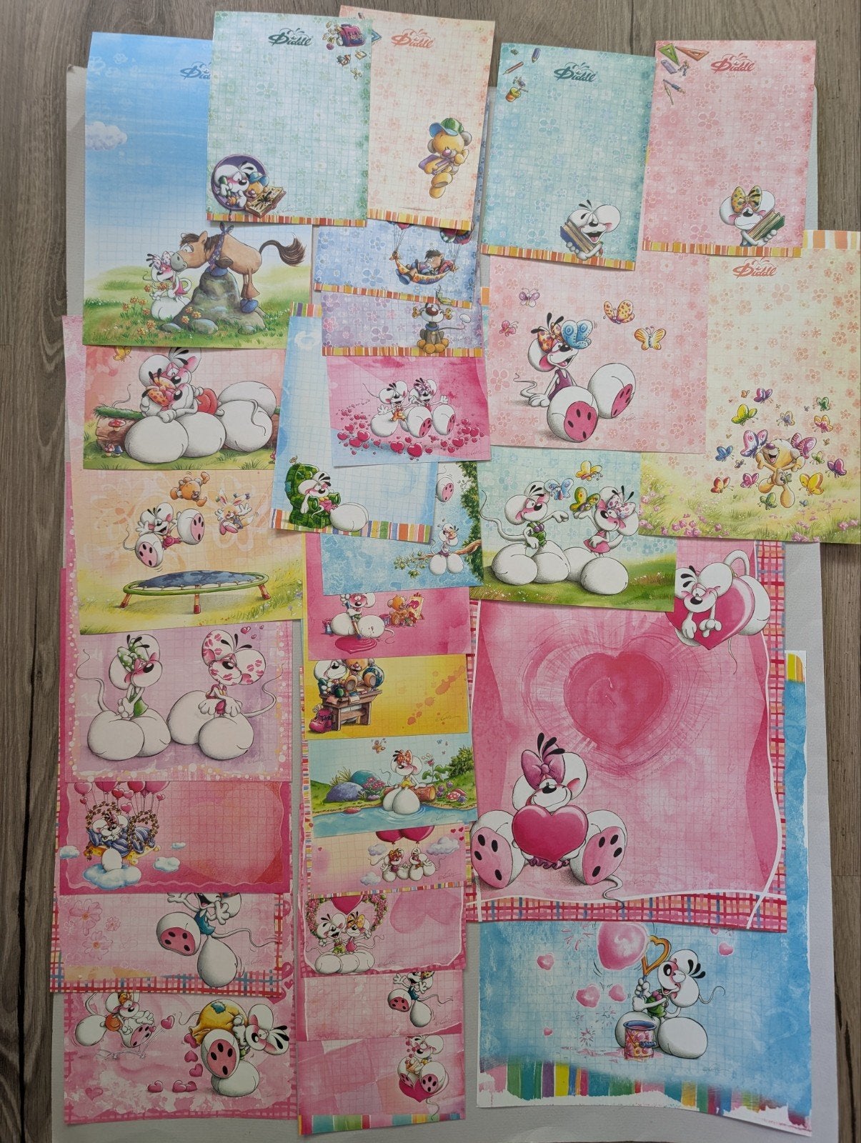 Diddl blokblaadjes van 2026, MID, Hearts en Lente collectie, Verzamelen, Diddl, Ophalen of Verzenden, Nieuw, Papier, Kaart of Schrift