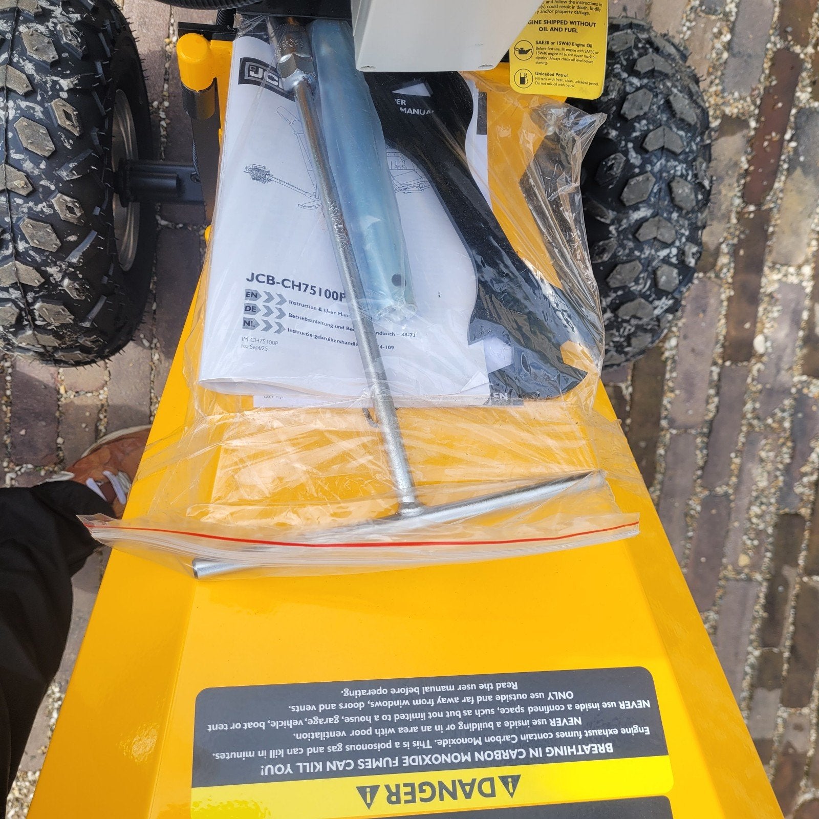JCB Houtversnipperaar - Krachtige Benzine Hakselaar - nieuw, Tuin en Terras, Ophalen, Nieuw, Benzine, JCB