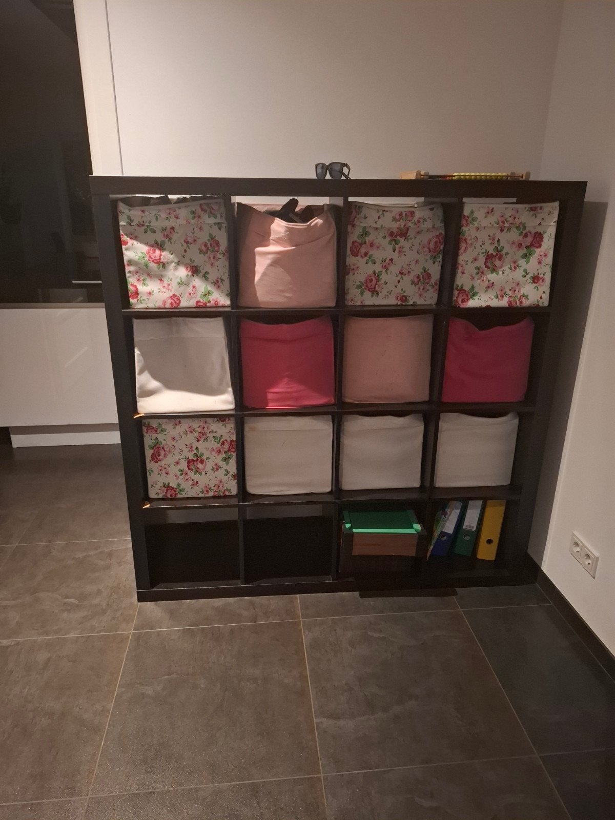 IKEA Kallax kast 4x4 vakken - Donkerbruin, Ophalen