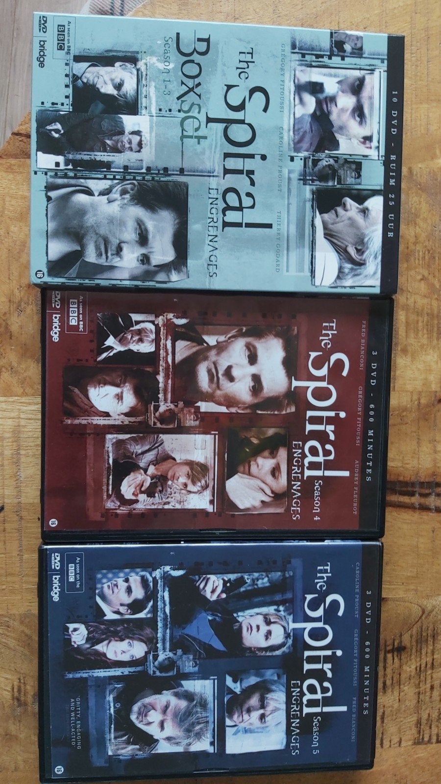 The Spiral Engrenages DVD Boxset Seizoen 1-5, Ophalen