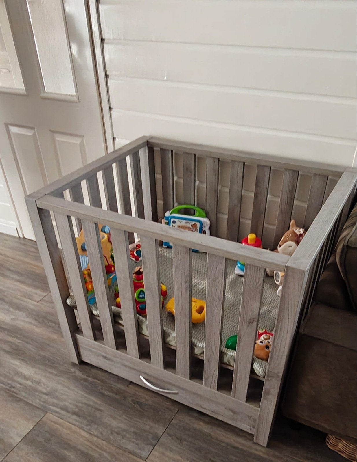 TWF Box met boxkleed en speelgoedzak, Kinderen en Baby's, Boxen, Ophalen, Gebruikt, Vierkant, Boxkleed