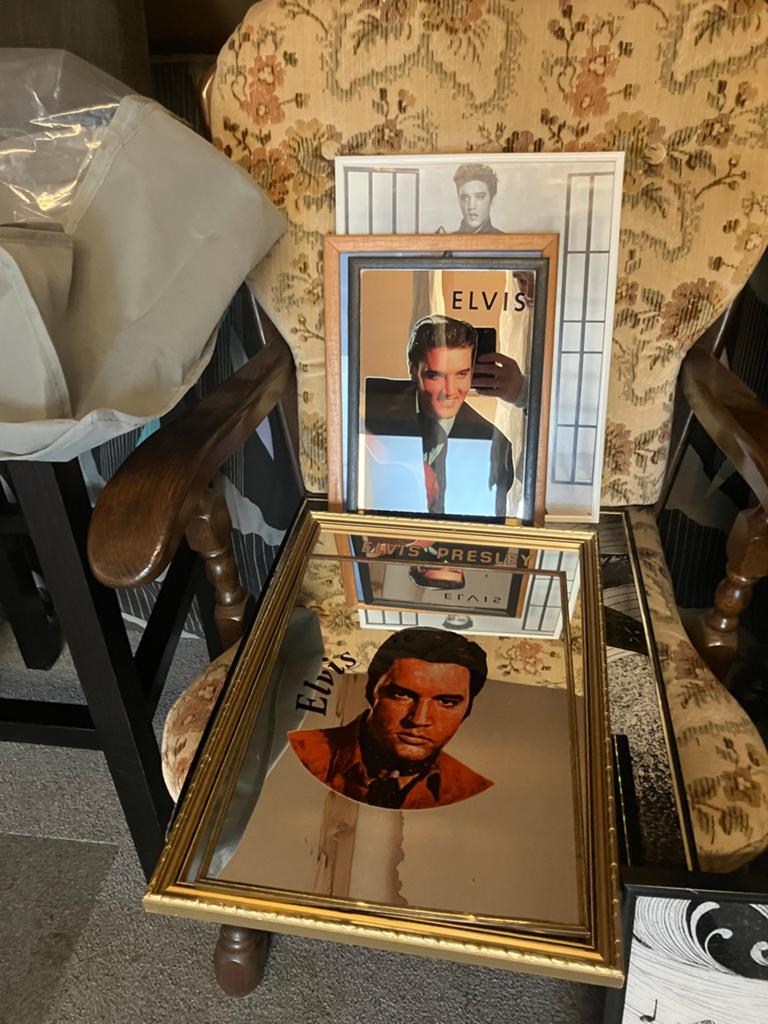 Grote Elvis Presley Collectie: Beelden, Posters, Telefoon, Ophalen, Gebruikt, Pop, Beeldje of Miniatuur