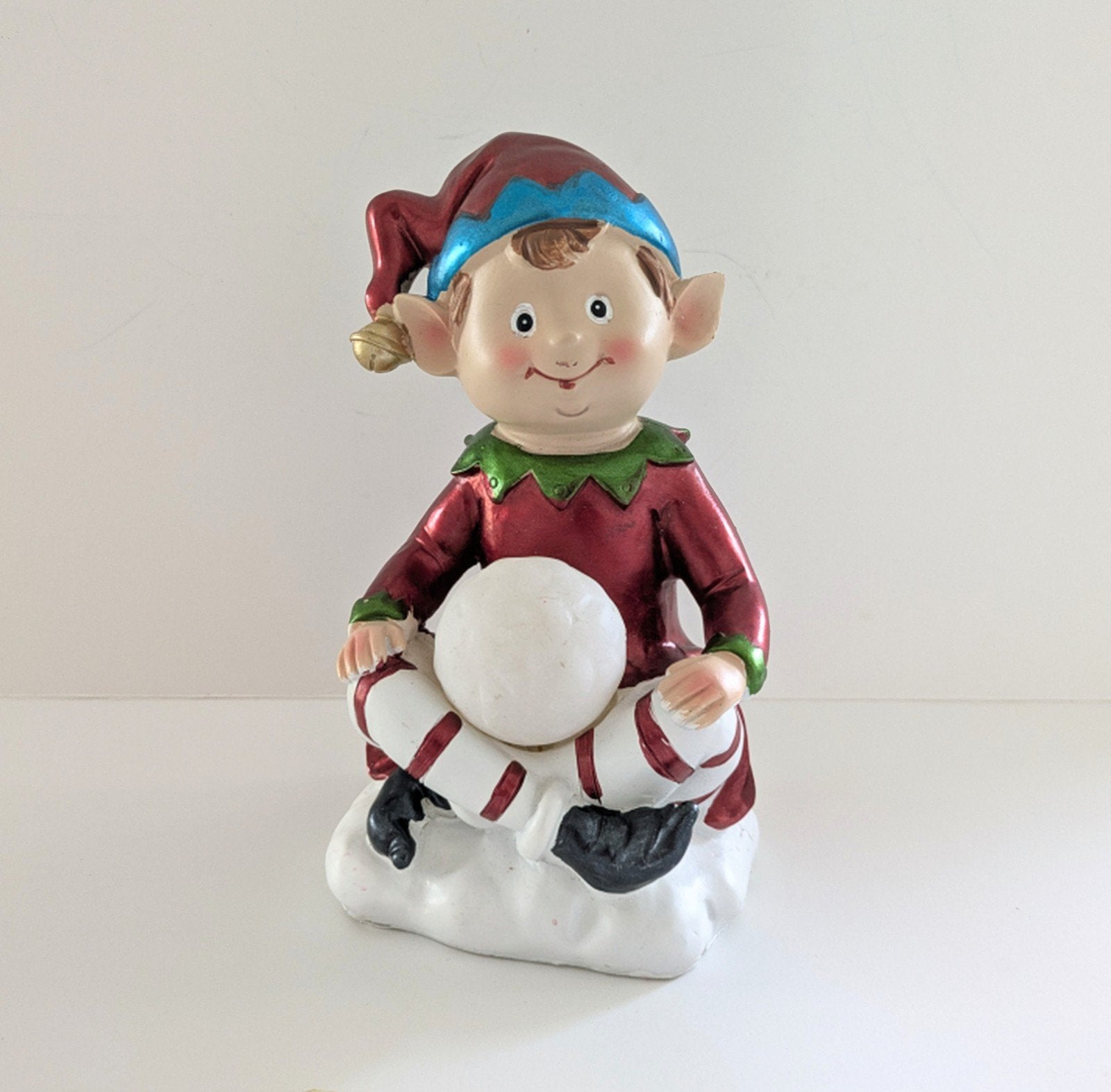 Beeld: Elf met lichtje in de sneeuwbal, Diversen, Ophalen of Verzenden, Zo goed als nieuw