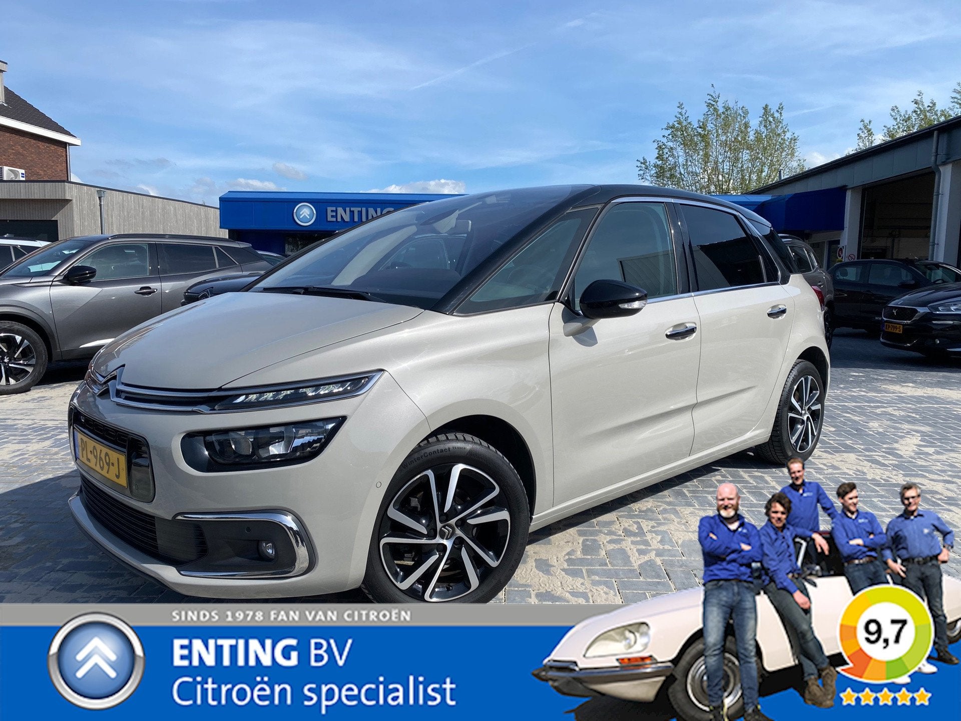 Citroen C4 Picasso 1.2 PT 130 EAT6 BUSINESS CAMERA TREKHAAK, Auto's, Dealer onderhouden, Stof, Gebruikt, 1199 cc