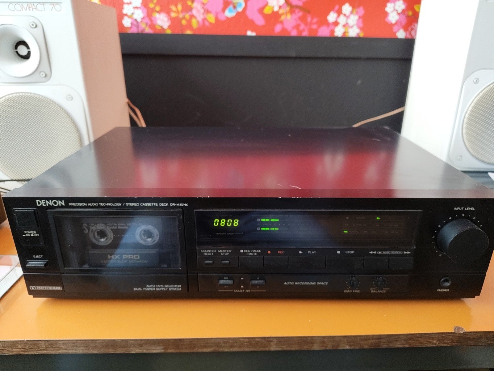 Denon DR-M10HX Stereo Cassette Deck - Lichte beschadigingen, Audio, Tv en Foto, Cassettedecks, Ophalen of Verzenden, Enkel, Denon