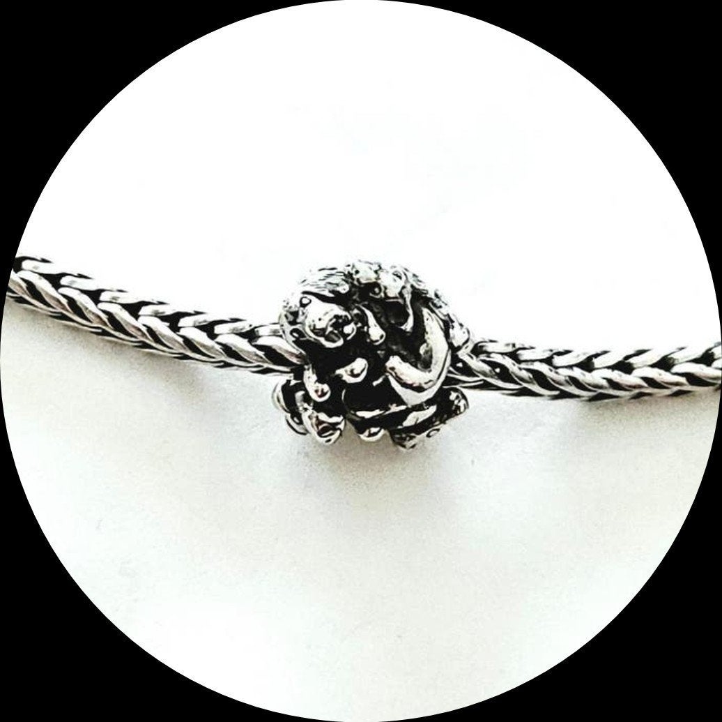 Trollbeads Nest Puppy's 11355, Ophalen of Verzenden, Zo goed als nieuw, Trollbeads, 1 bedel