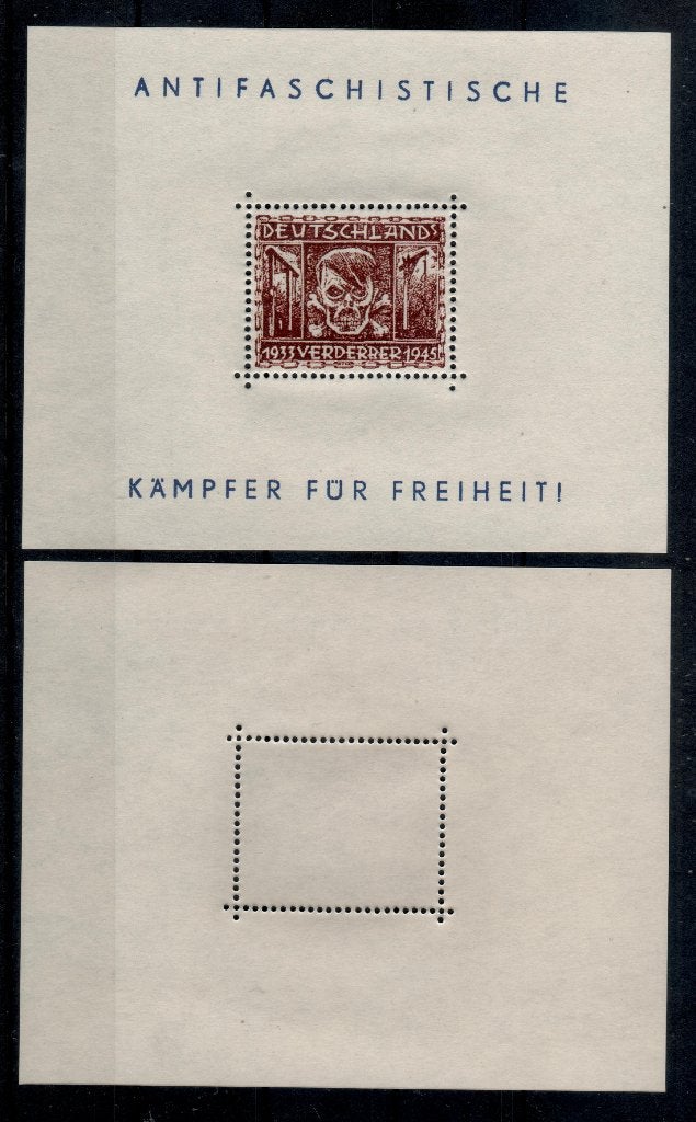 B187B) 1945 Deutschland's Verderber anti fascisme  geen gar, Verzenden, Duitse Keizerrijk, Postfris