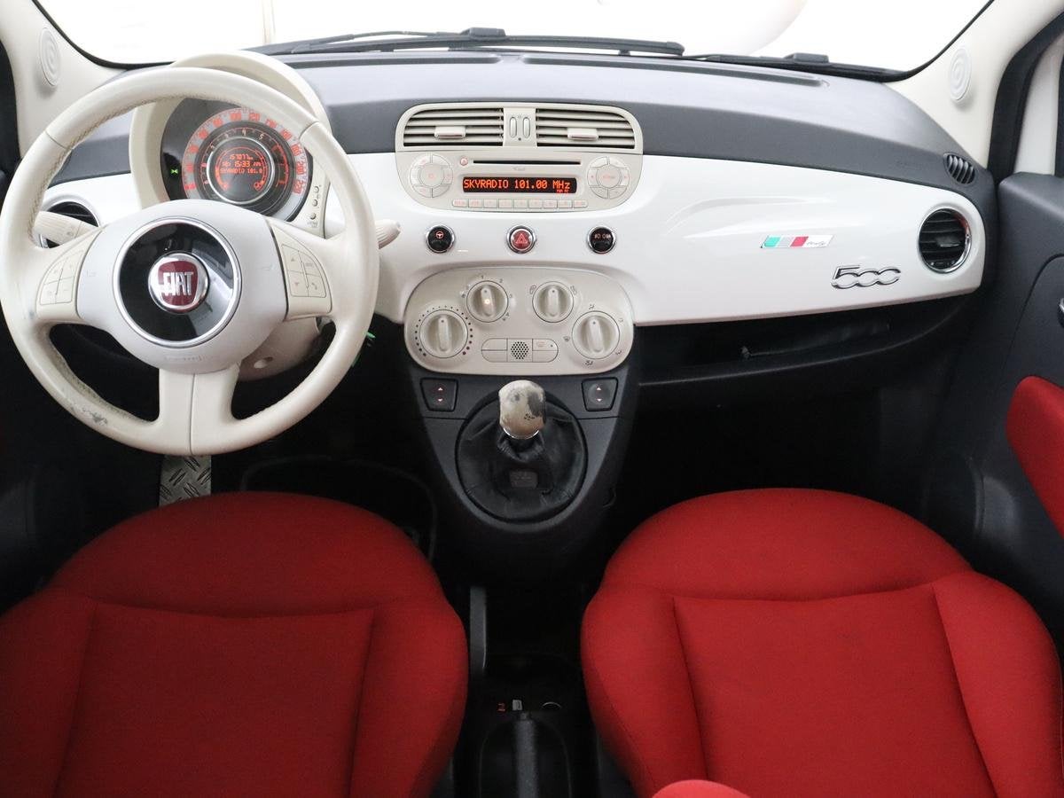 Fiat 500 1.2 Lounge | Panoramadak | Airco | Lichtmetaal | El, Voorwielaandrijving, Euro 5, Stof, Gebruikt