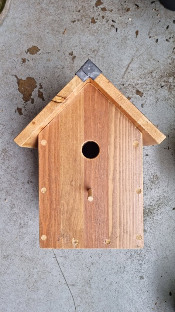 3 zelfgemaakte vogelhuisjes (letterlijk) in de aanbieding!, Ophalen, Nieuw