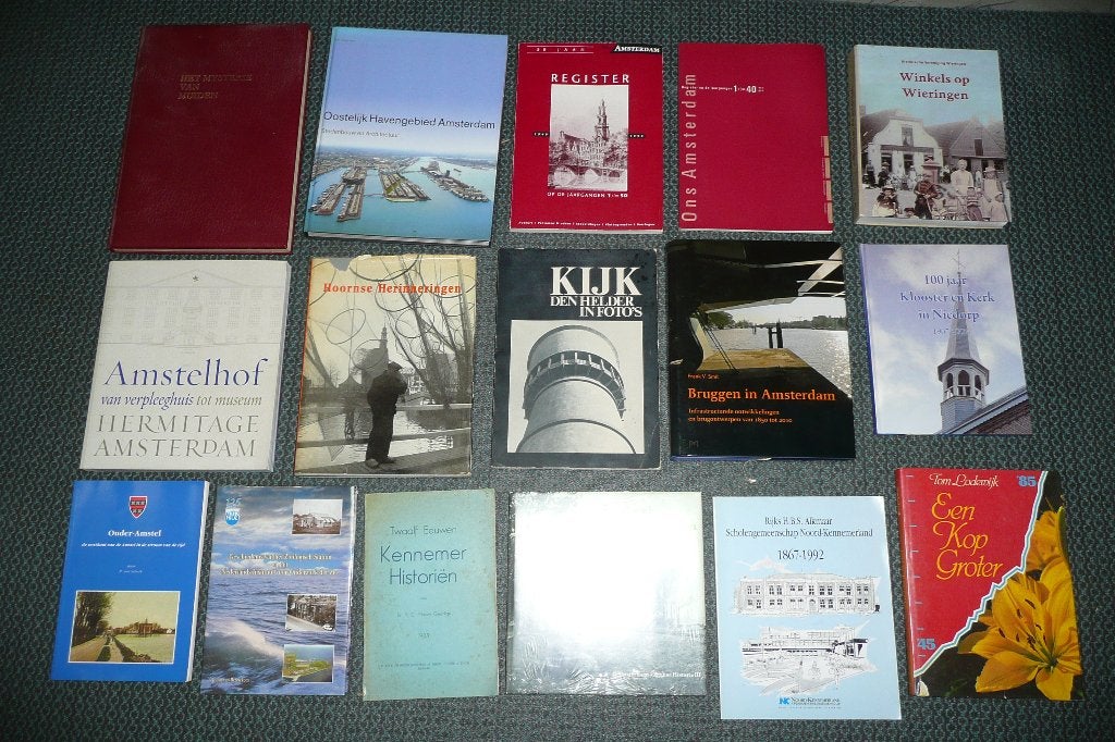 102 boeken historie Noord-Holland (veel Amsterdam):, Boeken, Ophalen of Verzenden, Zo goed als nieuw, 102 boeken historie Noord-Holland (veel Amsterdam):