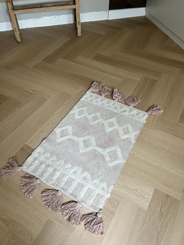 Sissy-Boy badmat met geometrische figuren, Huis en Inrichting, Stoffering | Tapijten en Kleden, Zo goed als nieuw, Minder dan 50 cm