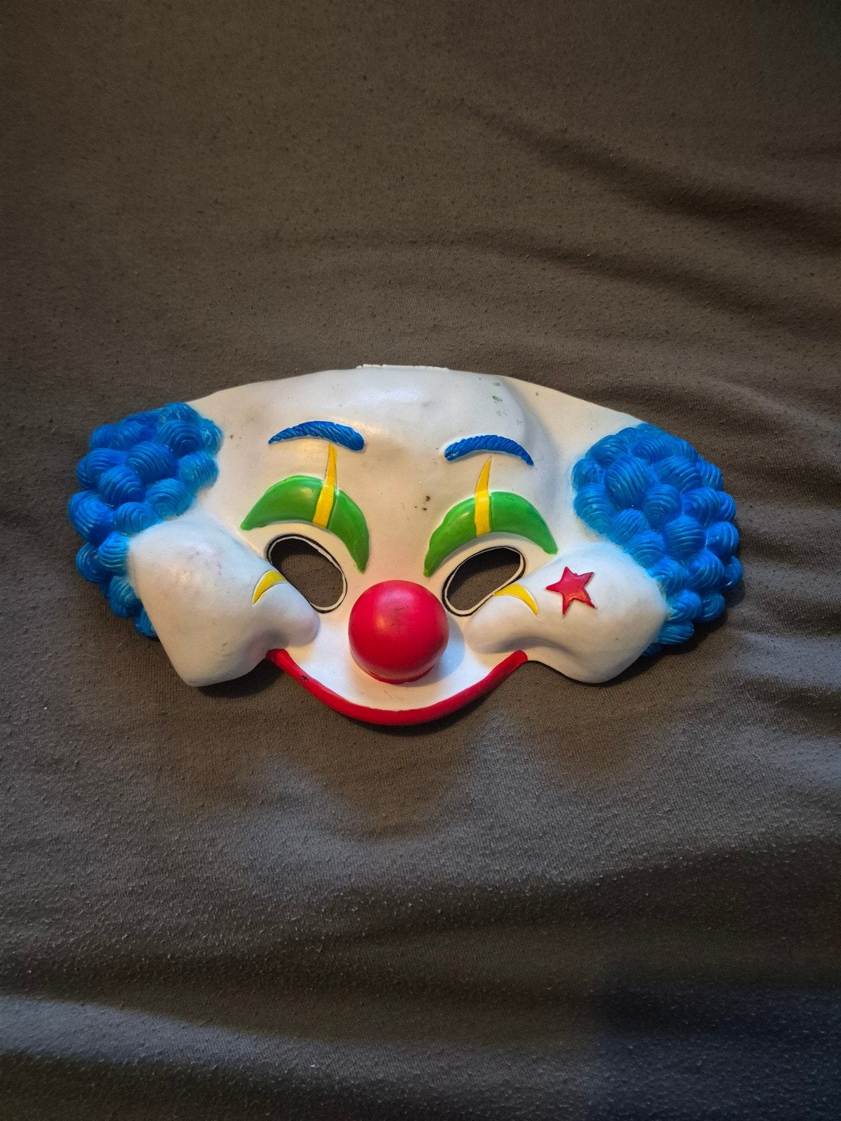 Carnavalsmasker Clown - Feestartikel, Ophalen of Verzenden, Gebruikt, Feestartikel, Carnaval