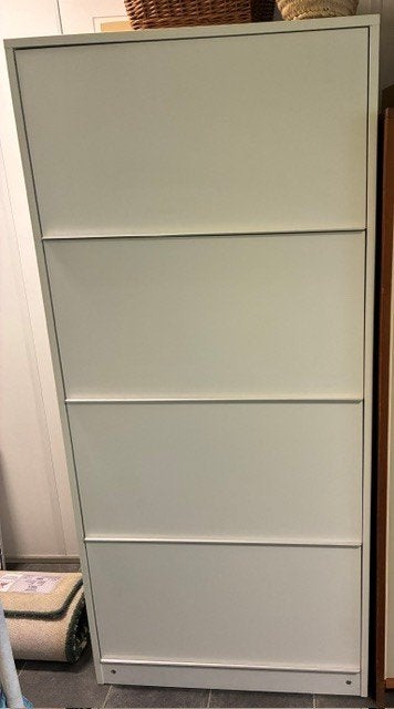 Witte IKEA kast met 4 vakken - 175x80x50 cm, Ophalen, Gebruikt, 50 tot 100 cm, Modern