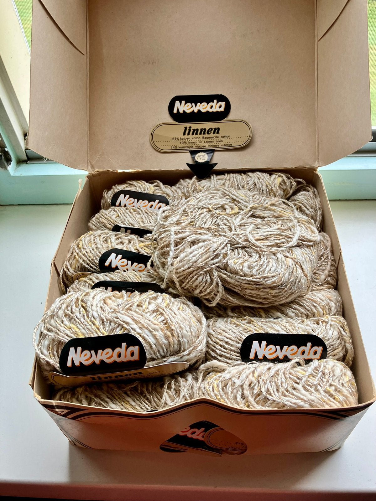 Linnen wol van Nevada, Ophalen of Verzenden, Nieuw, Breien of Haken, Wol of Garen